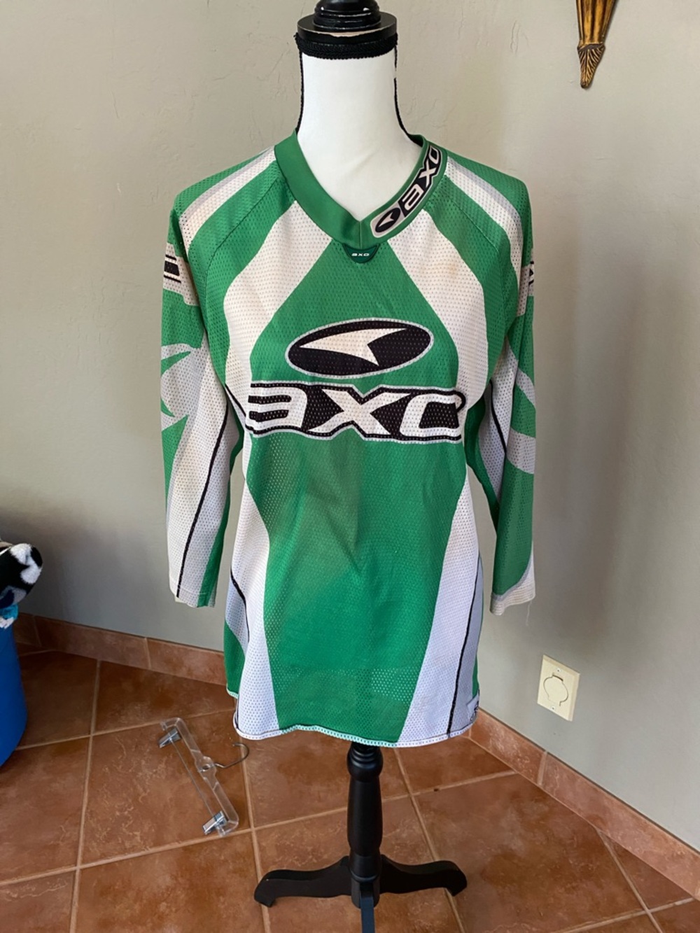 Green & White Men's Performance Jersey